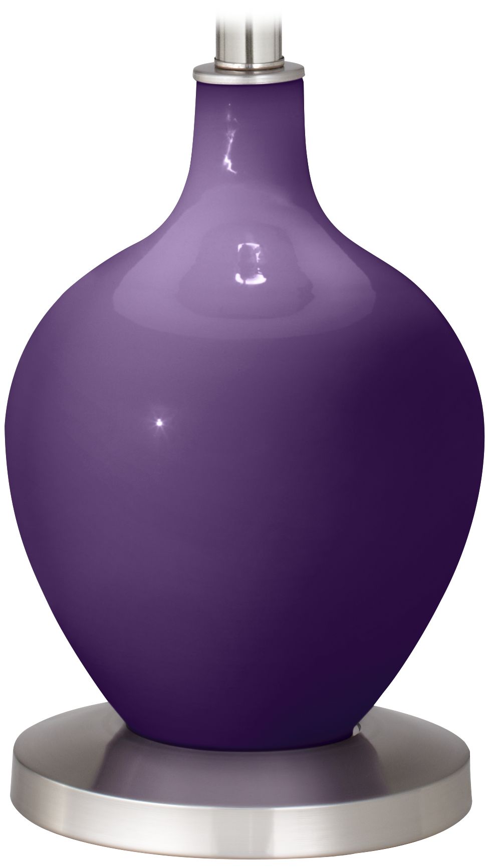 Color Plus Ovo 60" High Modern Acai Purple Floor Lamp