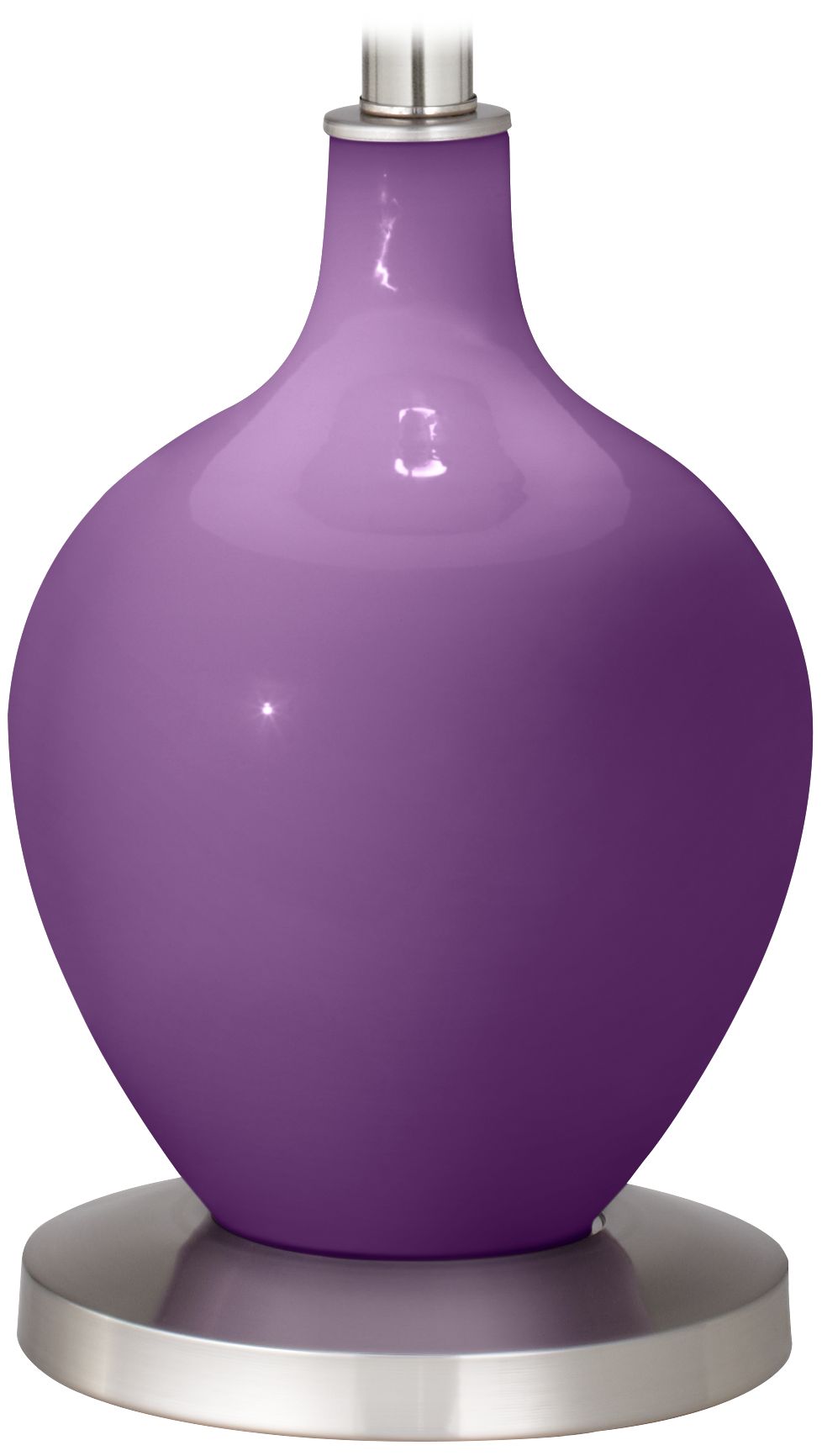 Color Plus Ovo 60" High Modern Passionate Purple Floor Lamp