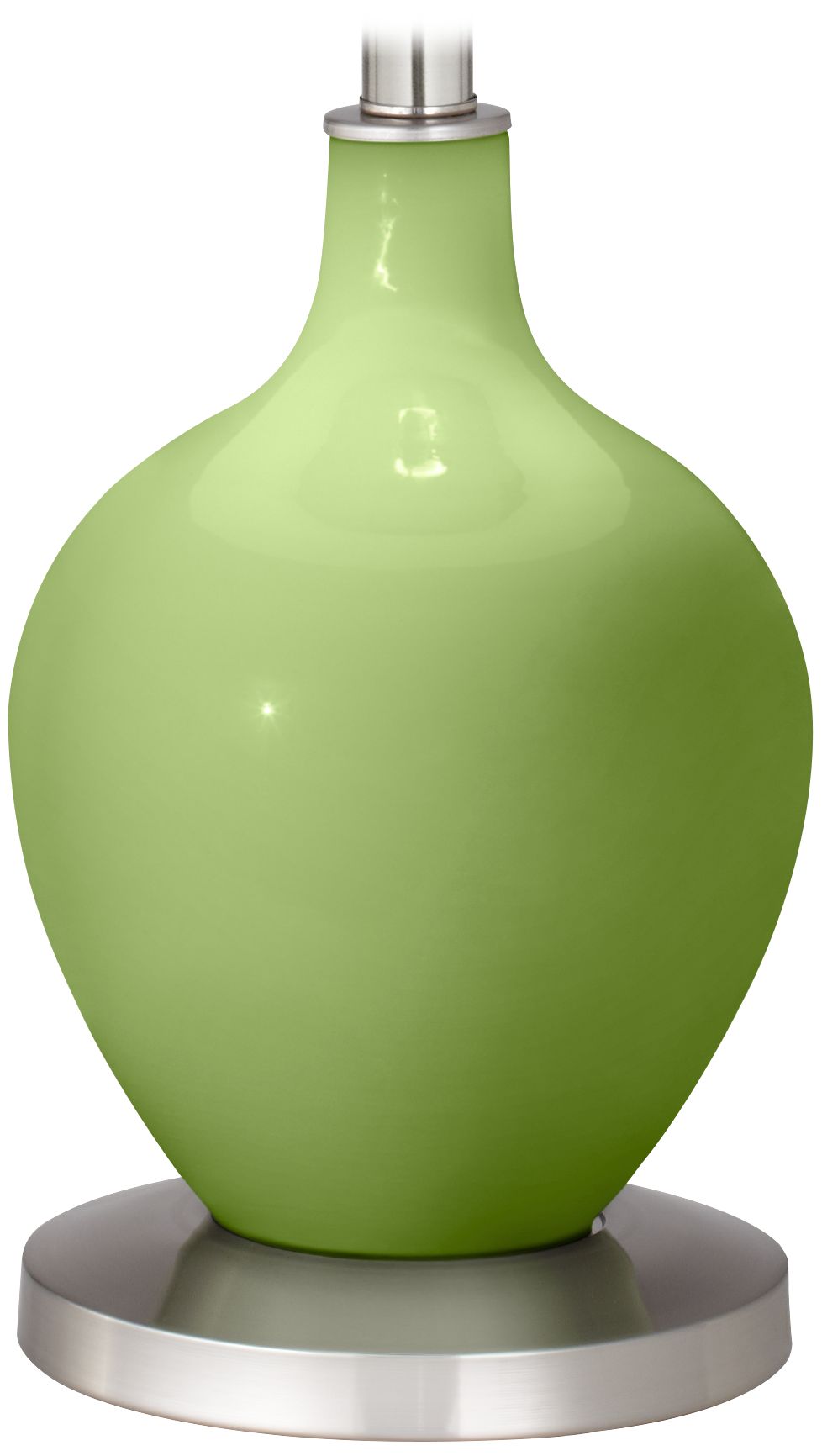 Color Plus 60" High Modern Lime Rickey Green Floor Lamp