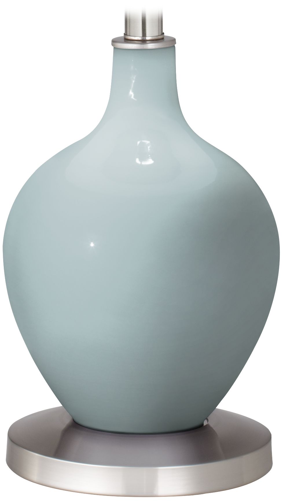 Color Plus Ovo 59" High Modern Rain Blue Floor Lamp