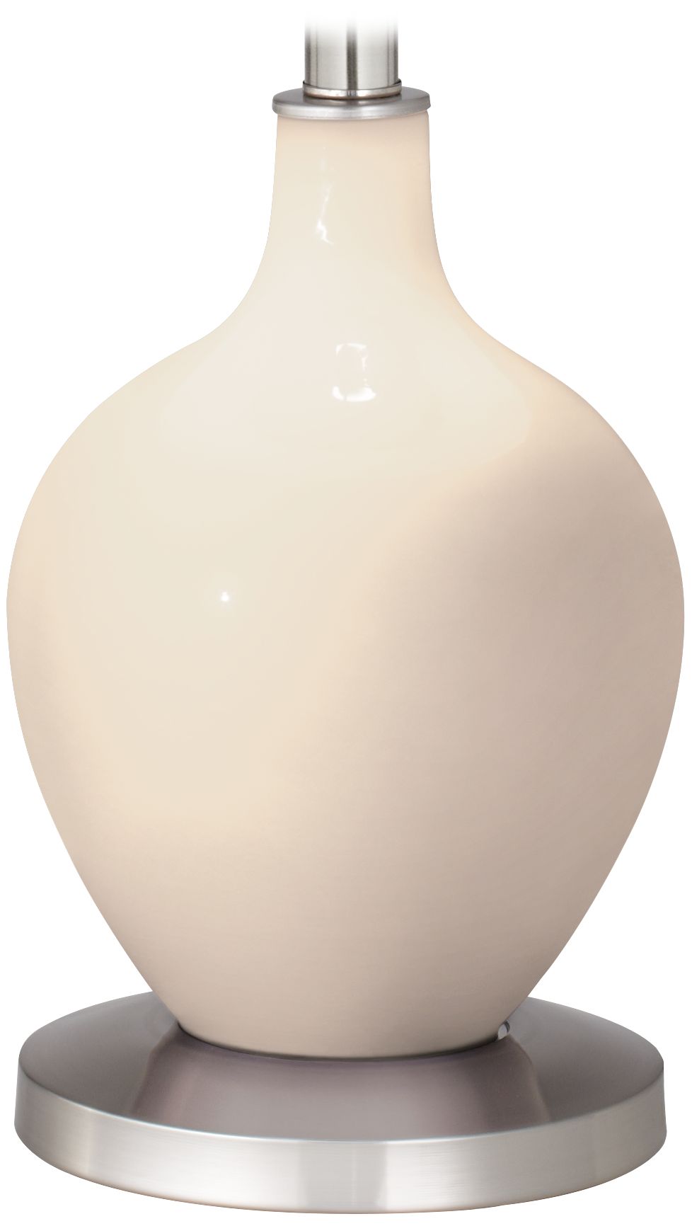 Color Plus Ovo 60" High Steamed Milk White Floor Lamp