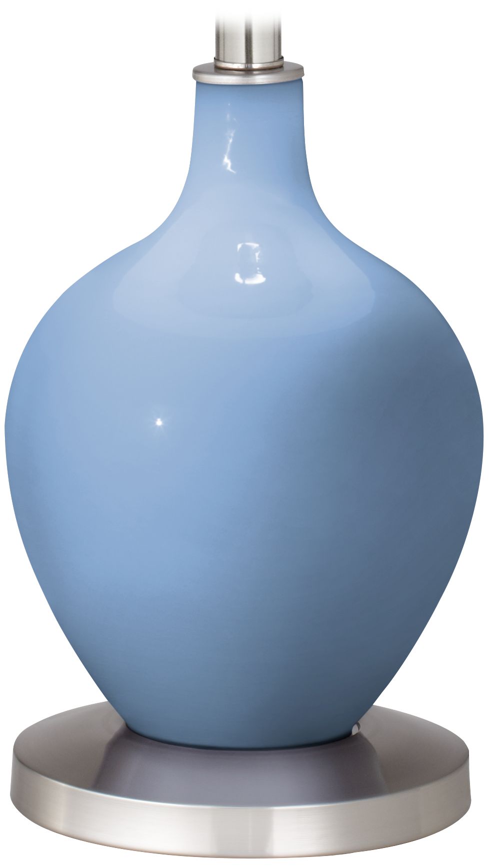 Color Plus Ovo 60" High Modern Placid Blue Floor Lamp