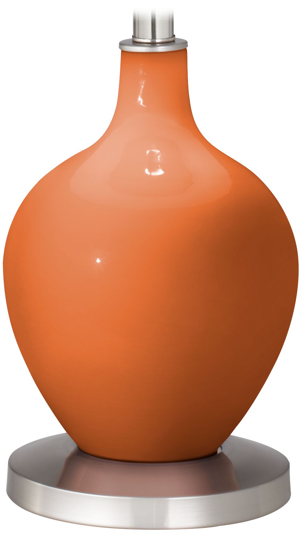 Color Plus Ovo 60" High Modern Celosia Orange Floor Lamp