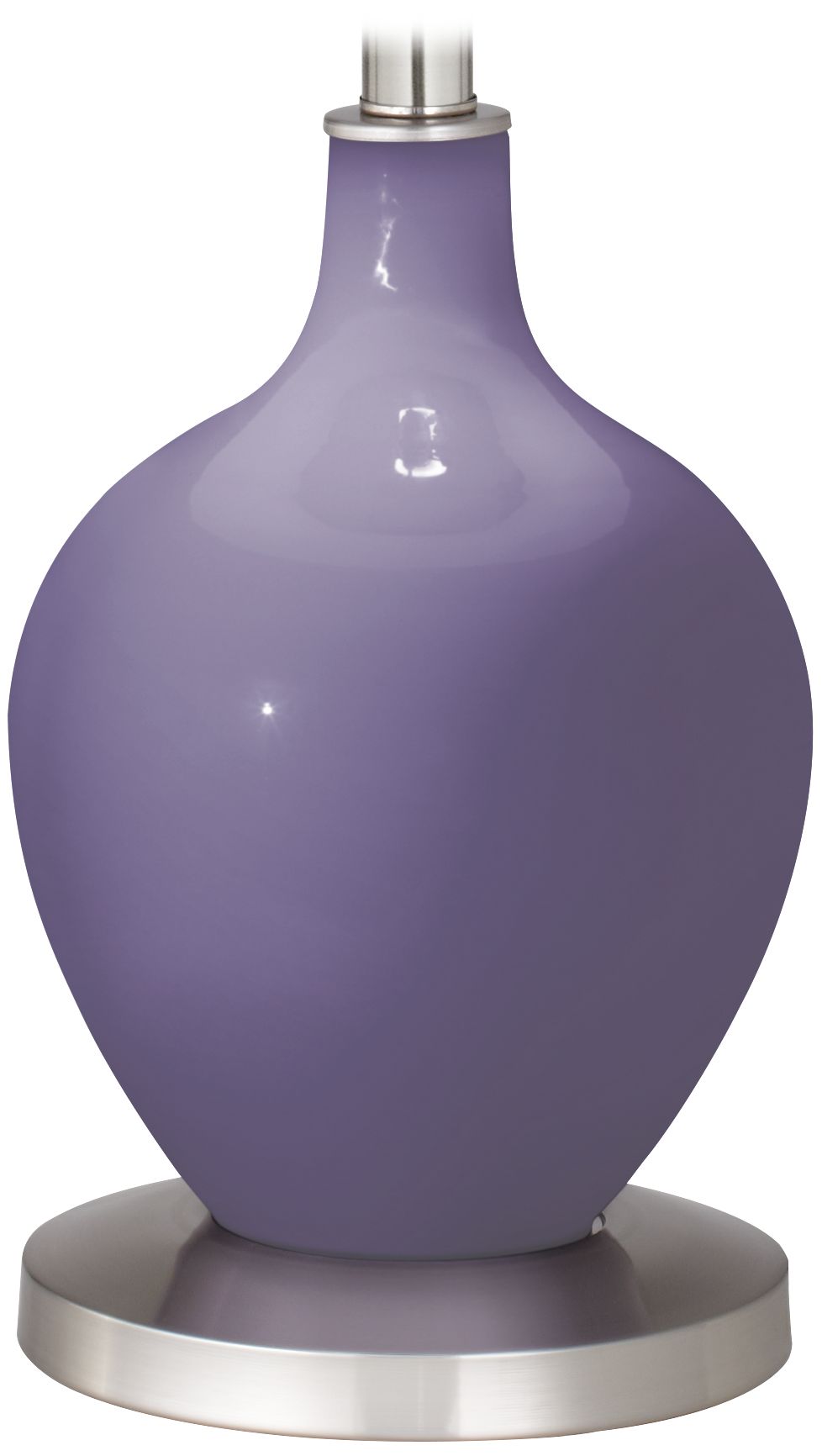 Color Plus Ovo 60" High Modern Purple Haze Floor Lamp