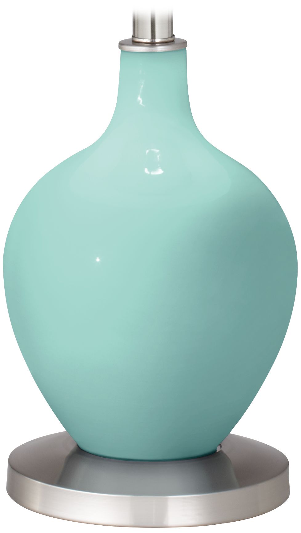 Color Plus 60" High Modern Coastal Cay Blue Floor Lamp