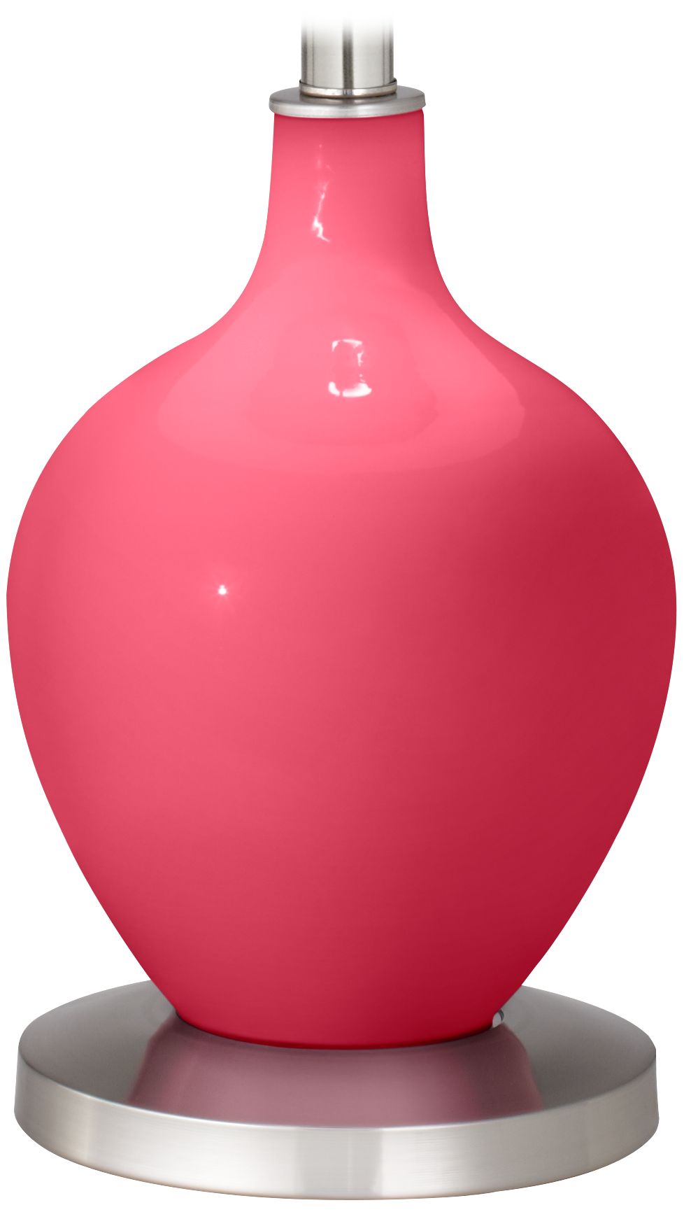 Color Plus Ovo 60" High Modern Eros Pink Floor Lamp