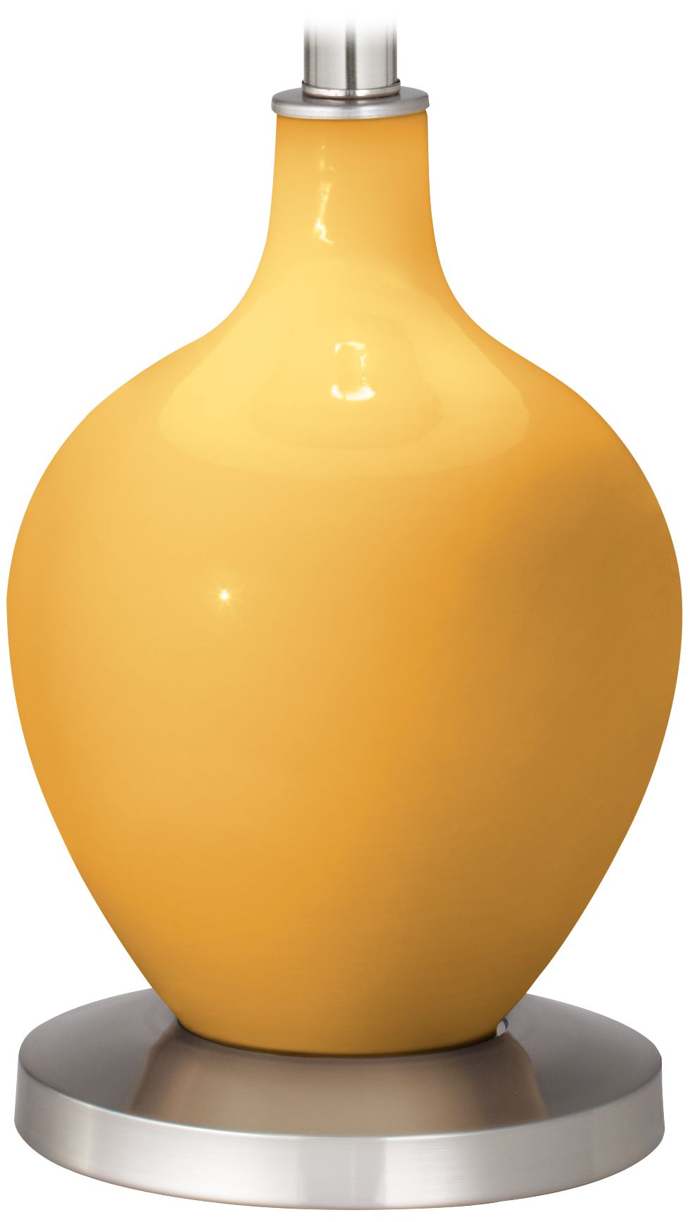 Color Plus Ovo 60" High Goldenrod Yellow Floor Lamp