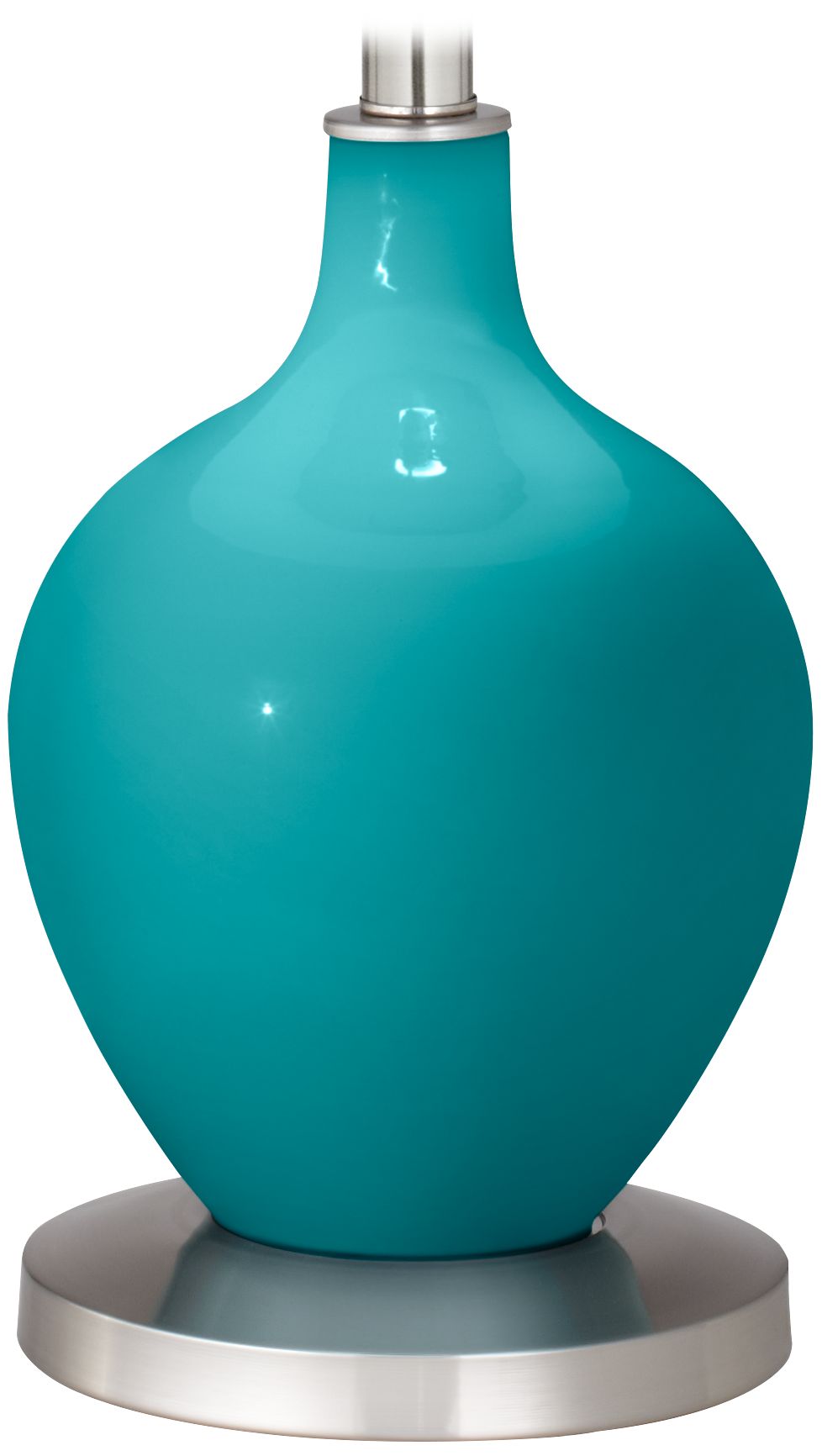 Color Plus Ovo 60" High Modern Surfer Blue Floor Lamp