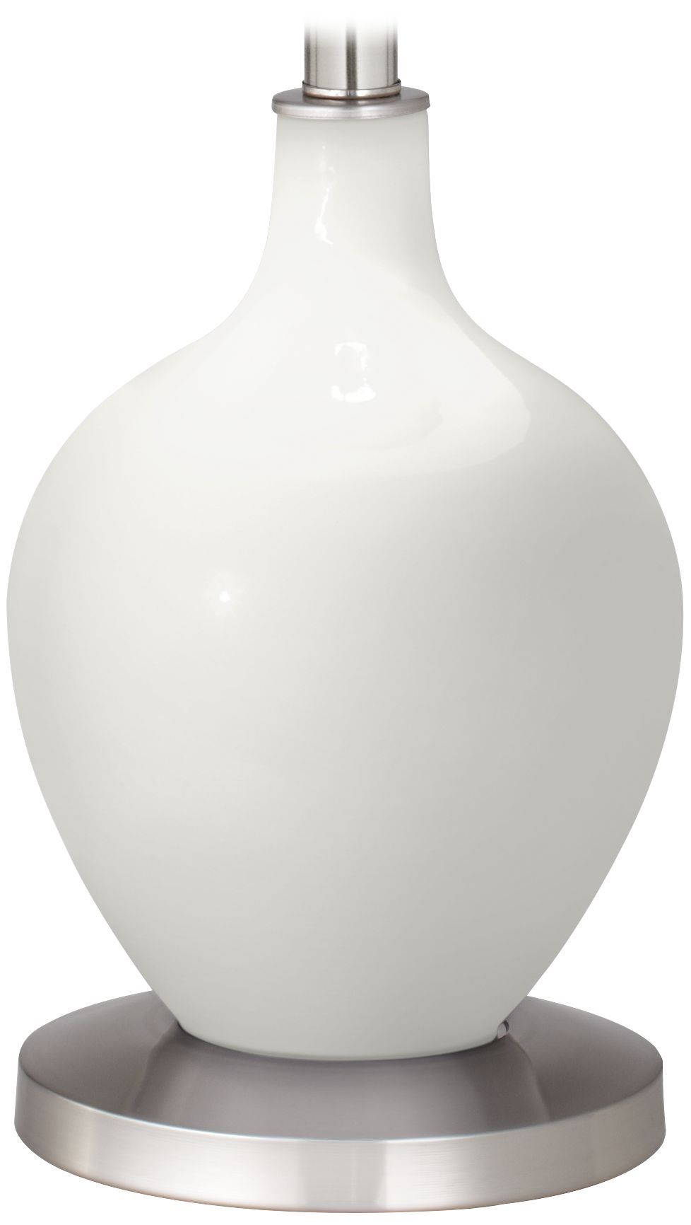 Color Plus Ovo 60" High Modern Winter White Floor Lamp