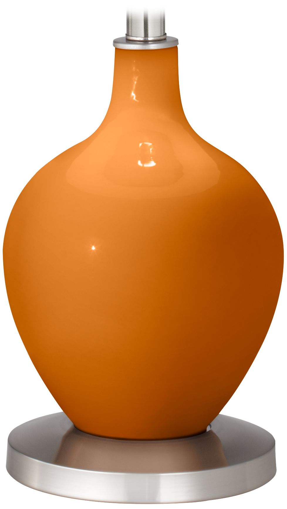 Color Plus Ovo 60" High Cinnamon Spice Floor Lamp