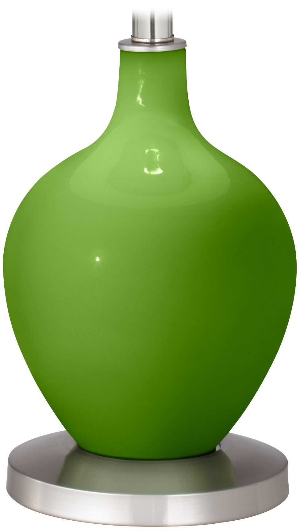 Color Plus Ovo 60" High Modern Rosemary Green Floor Lamp