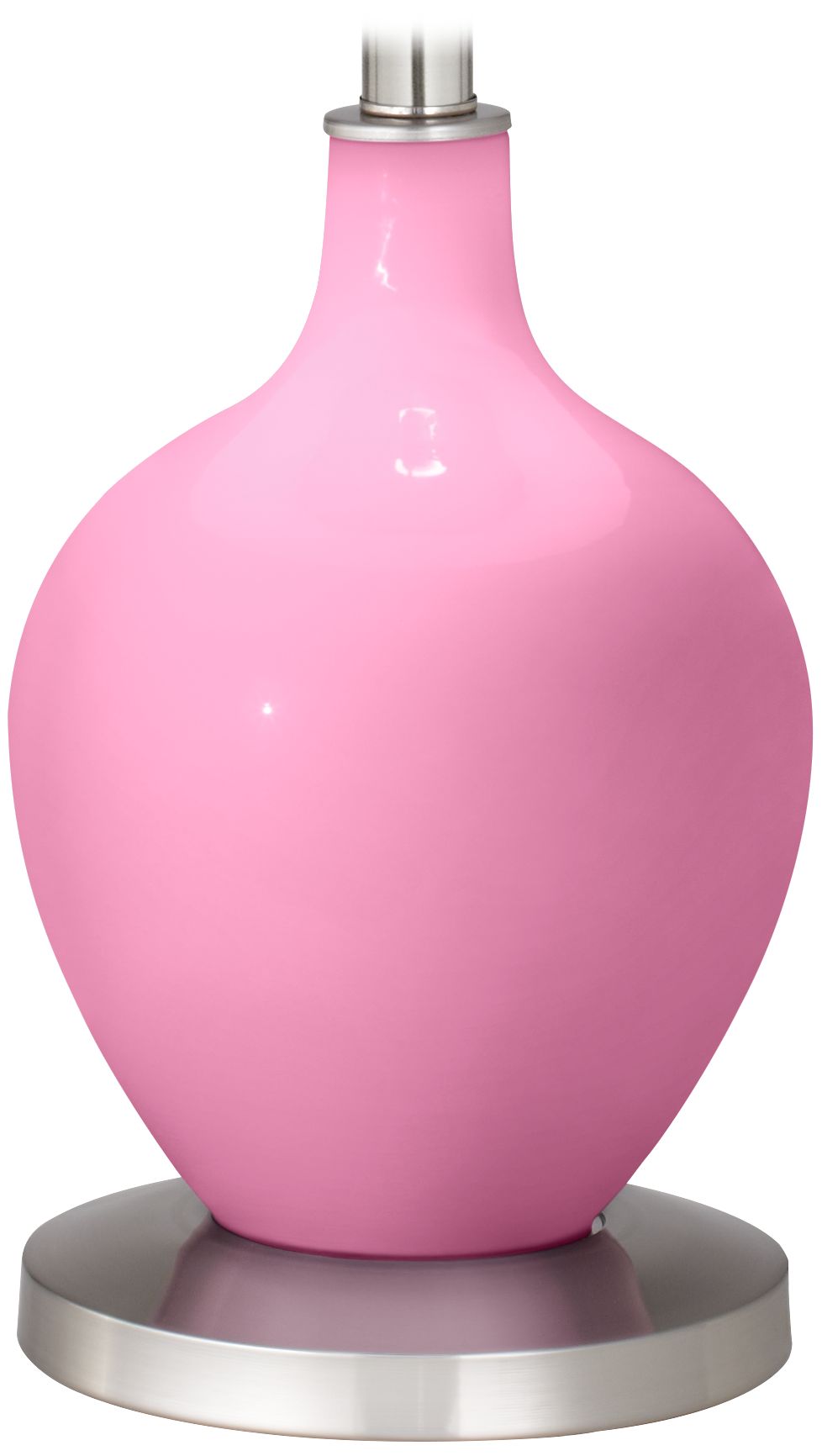 Color Plus Ovo 60" High Modern Candy Pink Floor Lamp