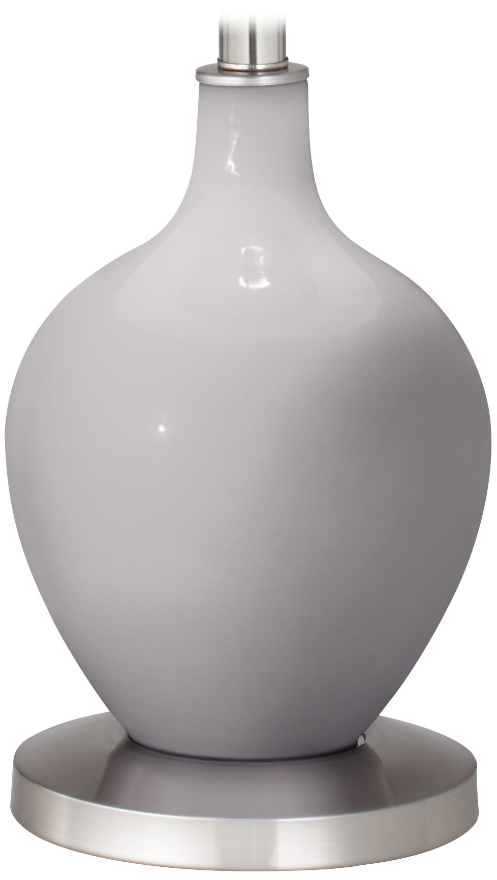 Color Plus Ovo 60" High Modern Glass Swanky Gray Floor Lamp