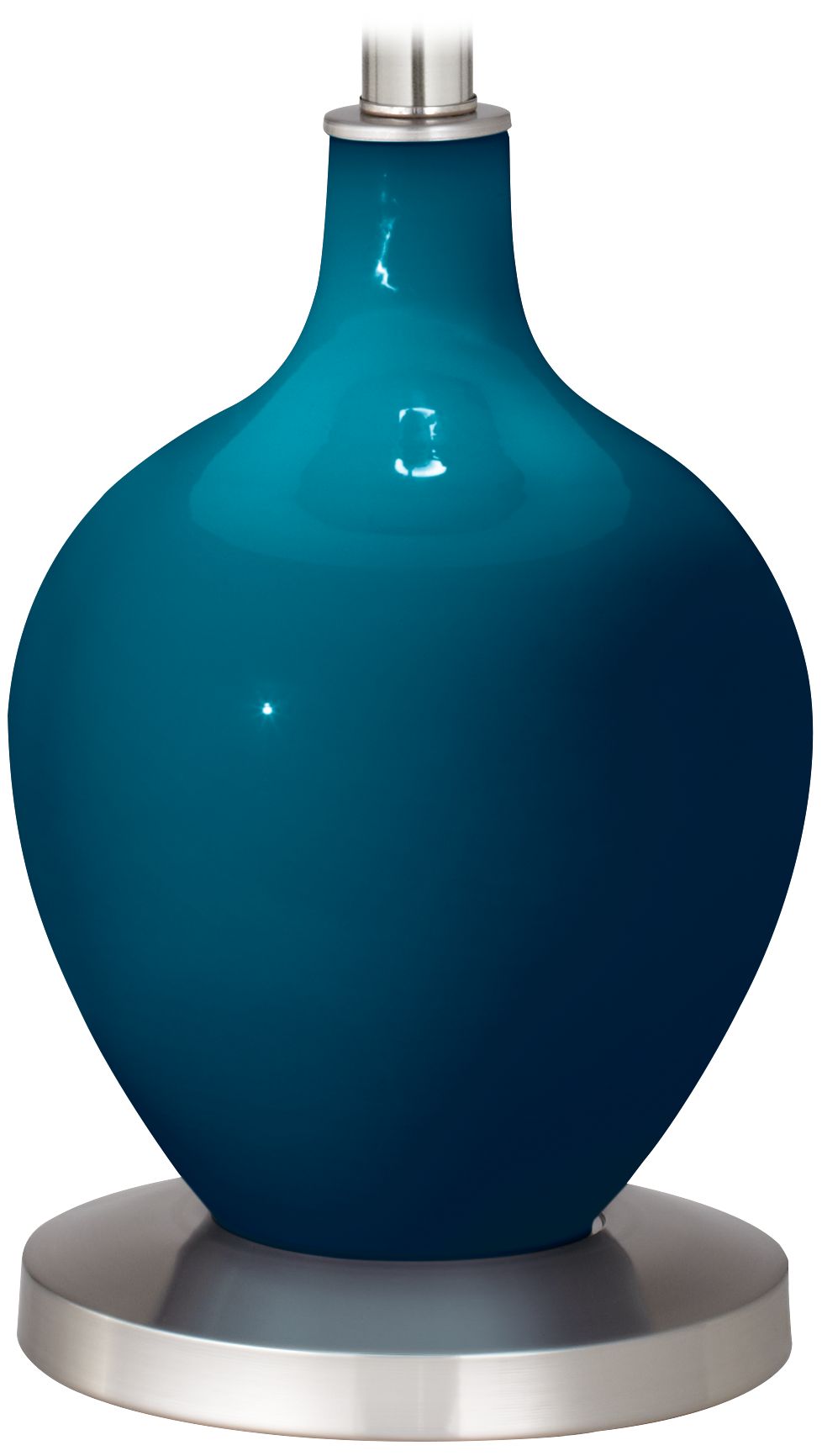 Color Plus Ovo 60" High Modern Oceanside Blue Floor Lamp