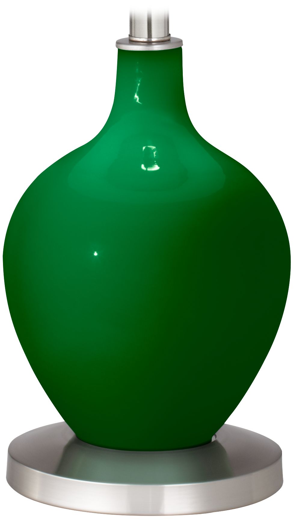 Color Plus Ovo 60" High Modern Glass Envy Green Floor Lamp