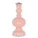 Color Plus Apothecary 30&quot; Rose Pink Glass Table Lamp