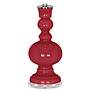 Color Plus Apothecary 30&quot; White Shade Samba Red Table Lamp