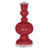 Color Plus Apothecary 30&quot; White Shade Samba Red Table Lamp