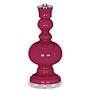 Color Plus Apothecary 30&quot; High White Shade Vivacious Pink Table Lamp