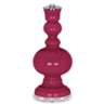 Color Plus Apothecary 30&quot; High White Shade Vivacious Pink Table Lamp