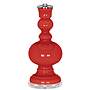 Color Plus Apothecary 30&quot; Cherry Tomato Red Table Lamp