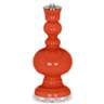Color Plus Apothecary 30&quot; Daredevil Orange Table Lamp
