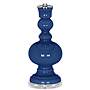 Color Plus Apothecary 30&quot; Monaco Blue Glass Table Lamp