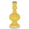 Color Plus Apothecary 30&quot; Lemon Zest Yellow Glass Table Lamp