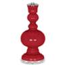 Ribbon Red Apothecary Table Lamp by Color Plus