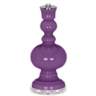 Passionate Purple Bold Stripe Apothecary Table Lamp