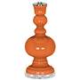 Color Plus Apothecary 30&quot; High Rose Bouquet and Orange Table Lamp