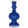 Color Plus Apothecary 30&quot; Rose Bouquet and Dazzling Blue Table Lamp