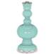 Color Plus Apothecary 30&quot; Rose Bouquet Cay Blue Table Lamp