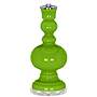 Neon Green Mosaic Giclee Apothecary Table Lamp
