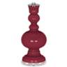 Antique Red Bold Stripe Apothecary Table Lamp