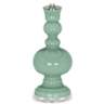 Grayed Jade Bold Stripe Apothecary Table Lamp