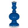 Hyper Blue Bold Stripe Apothecary Table Lamp