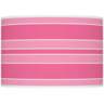 Color Plus Ovo 28 1/2&quot; Bold Stripe Shade Blossom Pink Table Lamp