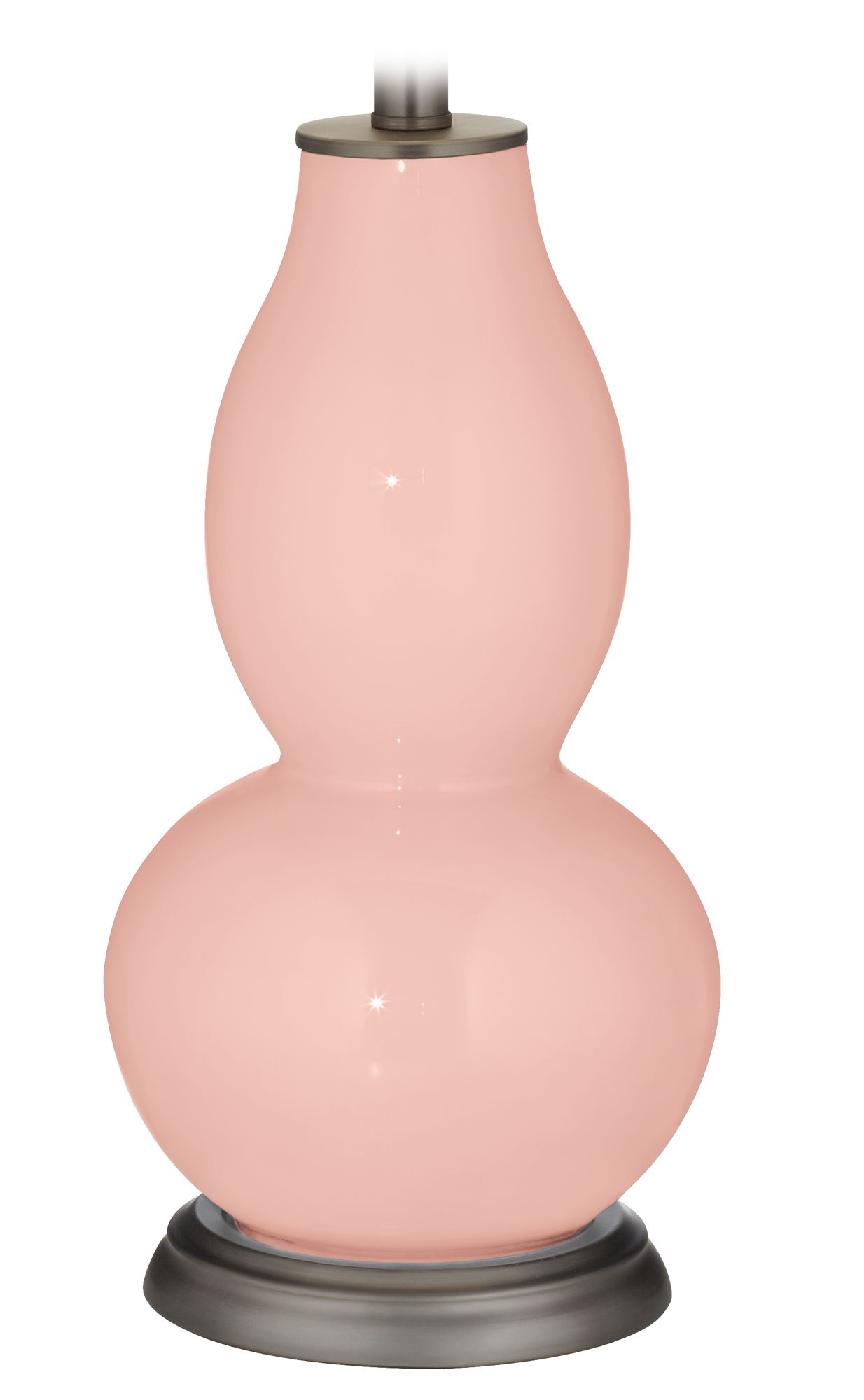 Color Plus Double Gourd 28 3/4" High Rose Pink Table Lamp