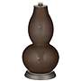 Color Plus Double Gourd 28 3/4" Carafe Brown Table Lamp