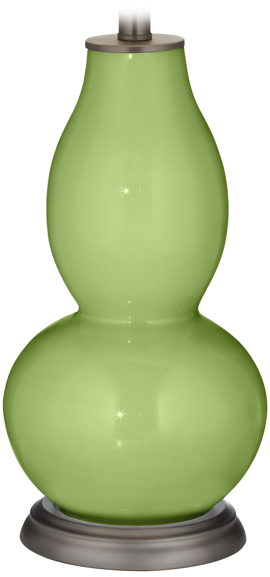 Color Plus Double Gourd 28 3/4" Lime Rickey Green Table Lamp