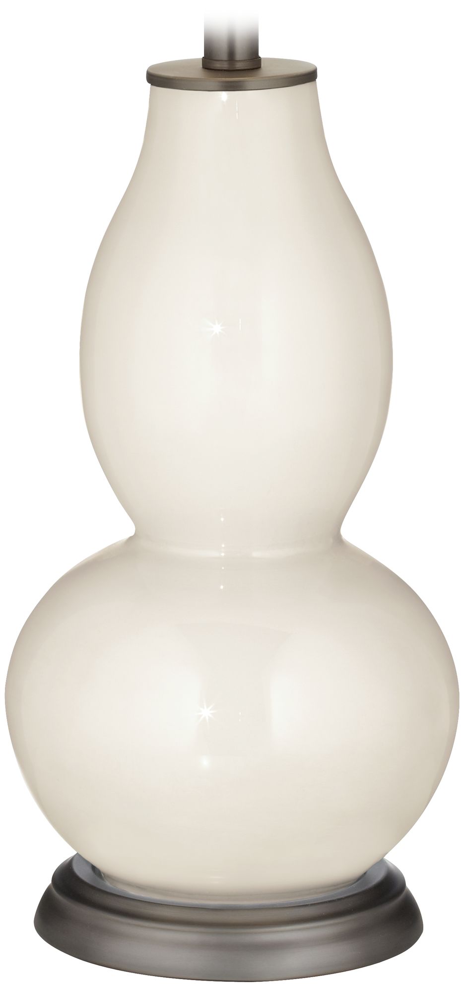 Color Plus Double Gourd 28 3/4" High West Highland White Table Lamp