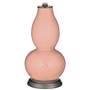 Mellow Coral Double Gourd Table Lamp