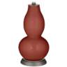 Color Plus Double Gourd 28 3/4" Madeira Red Table Lamp