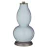 Color Plus Double Gourd 28 3/4" Take Five Blue Table Lamp