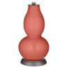 Color Plus Double Gourd 28 3/4" High Coral Reef Pink Table Lamp