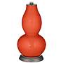 Color Plus Double Gourd 28 3/4" Daredevil Orange Table Lamp