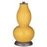 Color Plus Double Gourd 28 3/4" Goldenrod Yellow Table Lamp