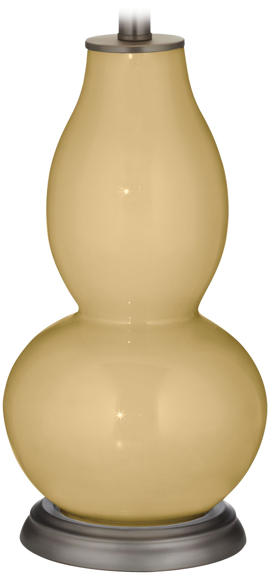 Color Plus Double Gourd 28 3/4" Humble Gold Table Lamp