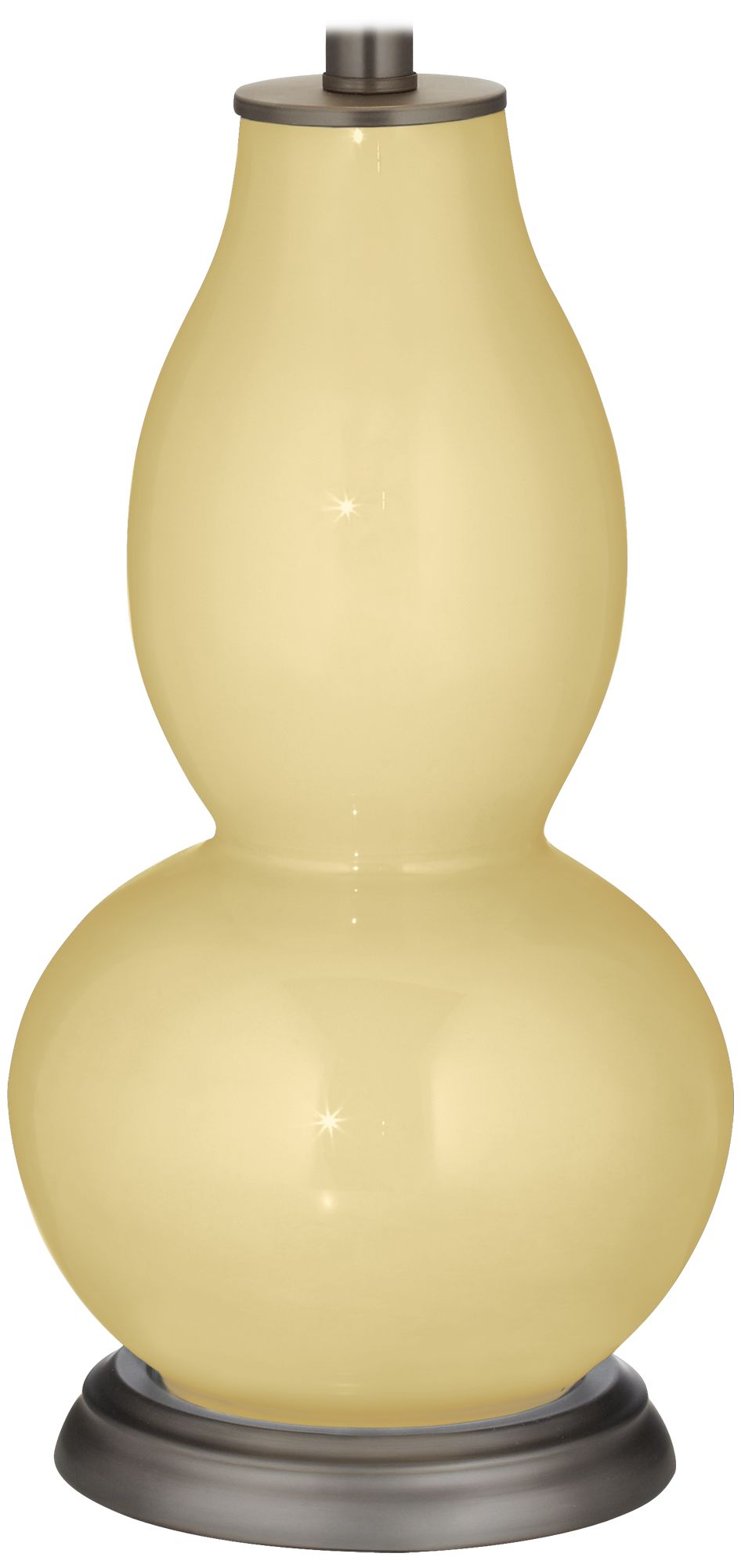 Color Plus Double Gourd 28 3/4" Butter Up Yellow Table Lamp